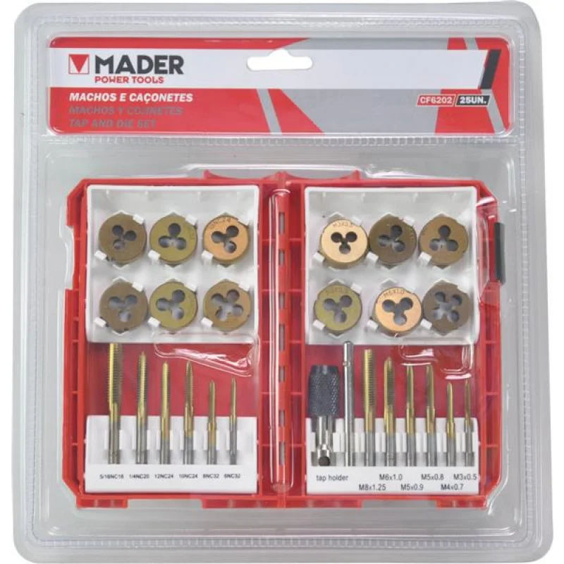 MACHOS CAÇONETES 25PC MADER