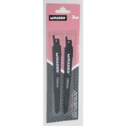 LÂMINA PARA SERRA VAIVÉM PARA FERRO 2PCS MADER