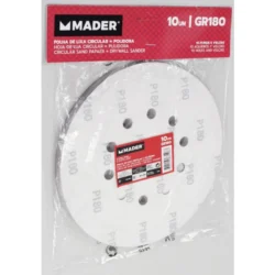 FOLHA DE LIXA POLIDORA 63185 E 56812 10UN GR180 MADER