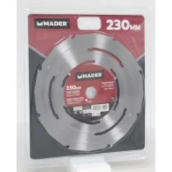 DISCO TUNGSTÉNIO PARA REBARBADORA CORTE MADEIRA - 230MM MADER