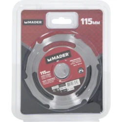 DISCO CORTE MADEIRA PARA REBARBADORA 115MM MADER