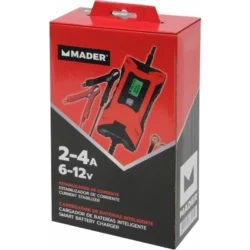 CARREGADORA DE BATERIAS INTELIGENTE -MPT-2/4A 6/12V MADER