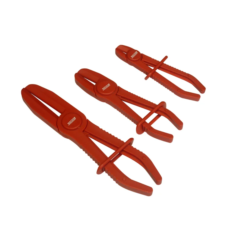 Jogo de Alicates para Estrangular Tubos Kroftools 3 Peças 18mm 36mm 67mm