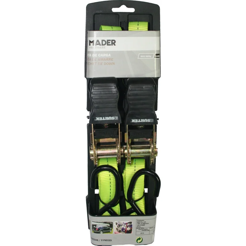 Cinta de Carga 2.5m x 25mm Mader (2 Peças)