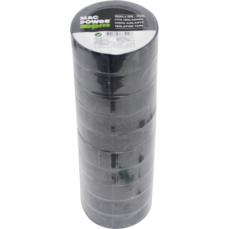 FITA ISOLADORA 19MMX10M 10UN MAC POWER