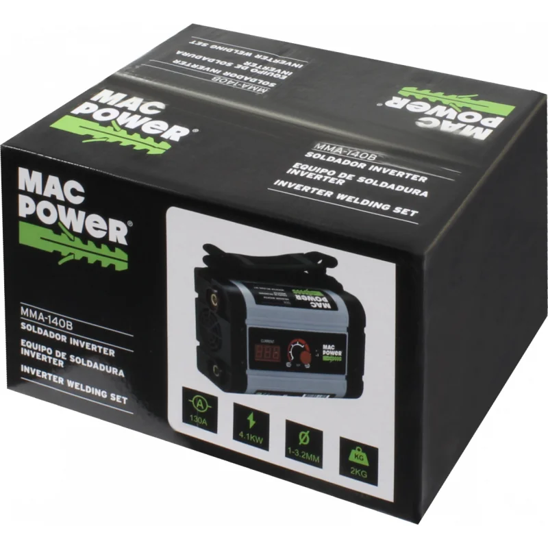 SOLDADOR INVERTER 140B 130A MAC POWER