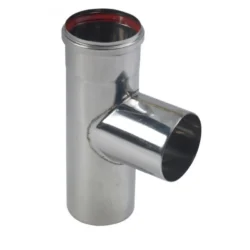 TÊ INOX 80MM S/TAMPO A.304 MADER