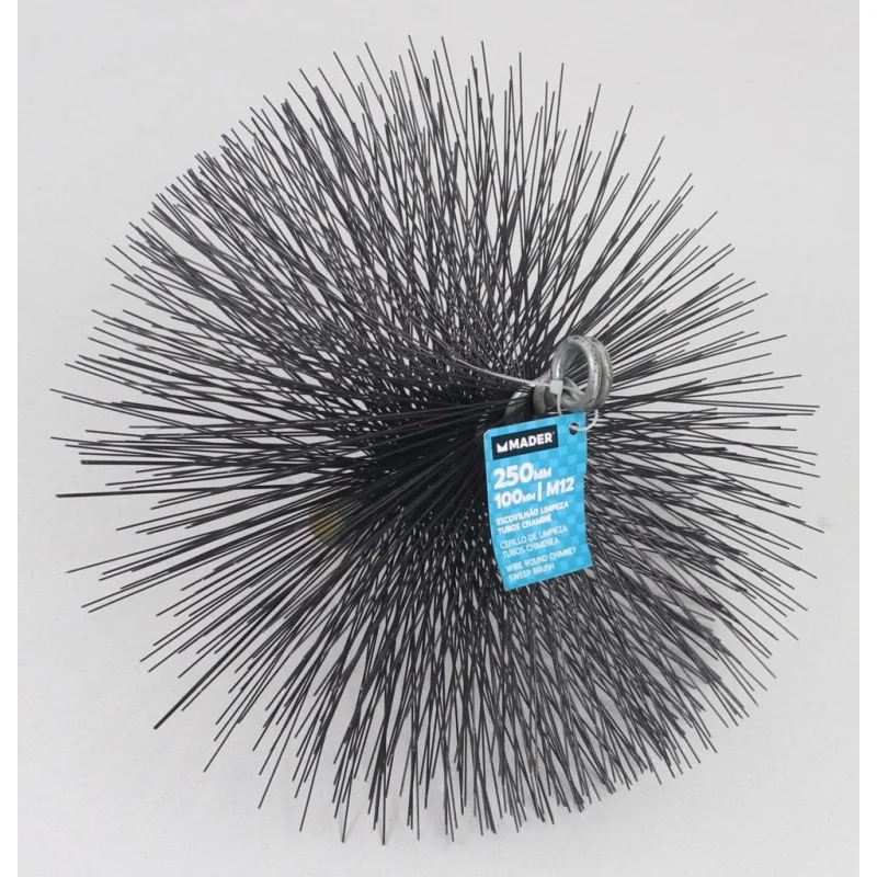 ESCOVILHÃO LIMPEZA CHAMINÉ 250MM AÇO MADER