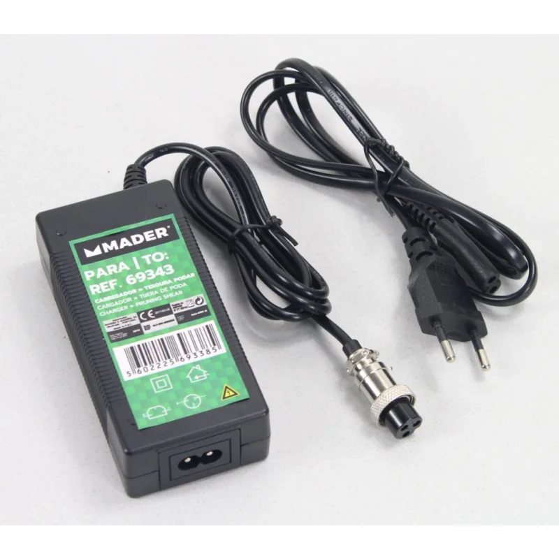 CARREGADOR BATERIA PARA TESOURA DE PODAR 69343 MADER