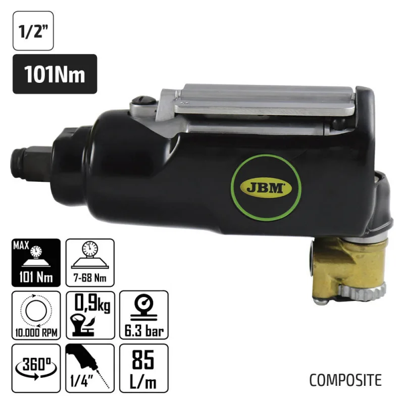 PISTOLA IMPACTO 1/2"DOBLE BLISTER JBM