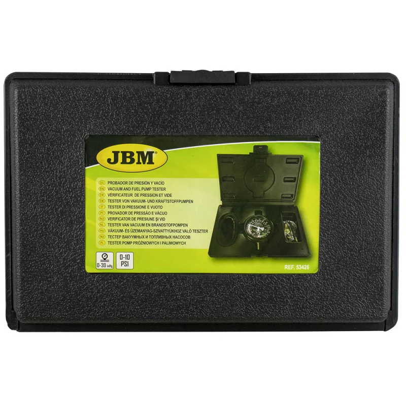 VERIFICADOR DE PRESSÃO E VÁCUO JBM