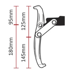 EXTRACTOR DE 3 GARRAS DE 50-100MM JBM