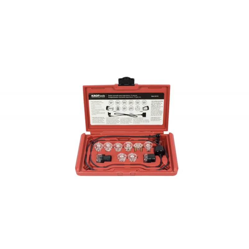 TESTE CORRENTE PARA INJECTORES 11PCS KROFTOOLS