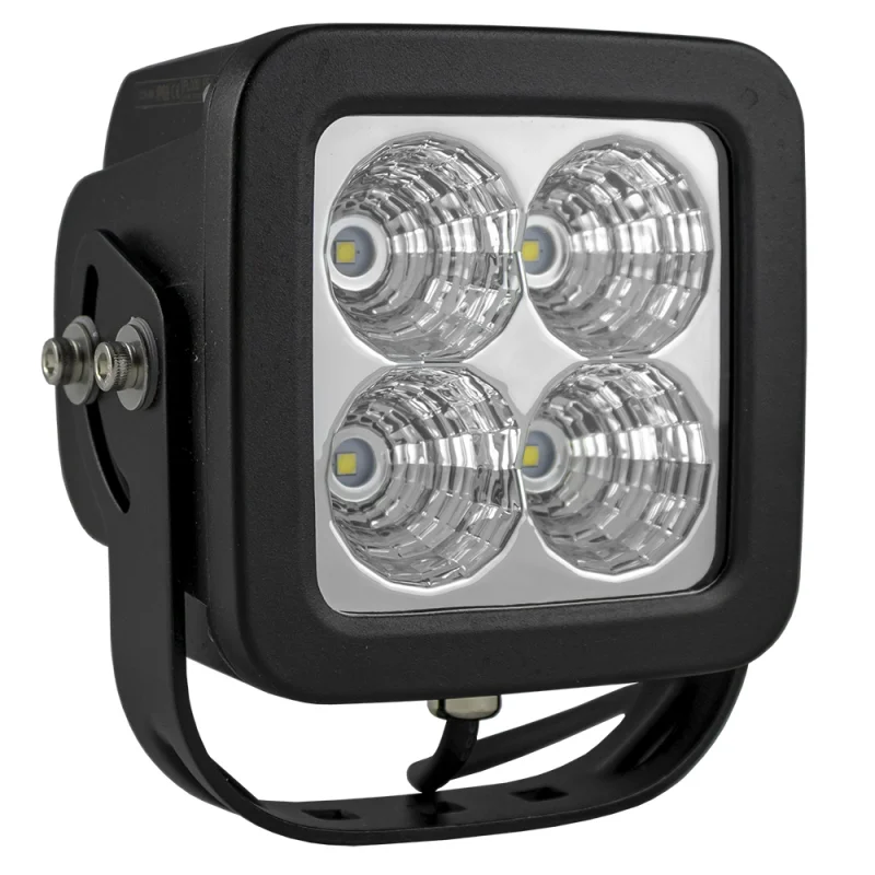 FAROL DE TRABALHO COM 4LEDS 40W LUZ DISPERSA JBM