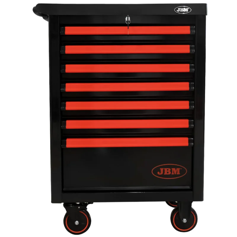 CARRO DE FERRAMENTAS 7 GAVETAS VERMELHO JBM