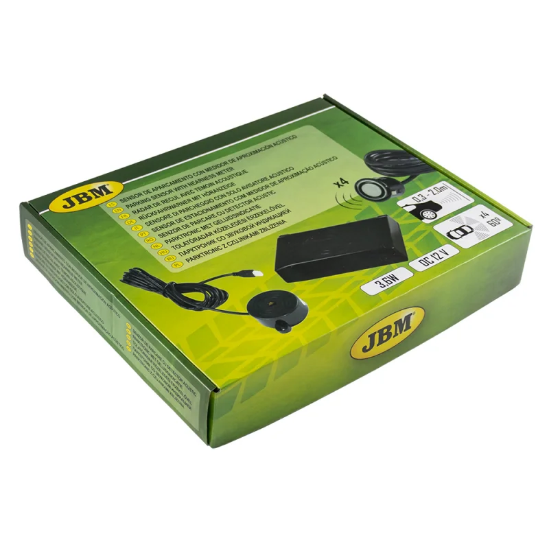 Sensor de Estacionamento JBM 12V com Buzzer 4 Sensores