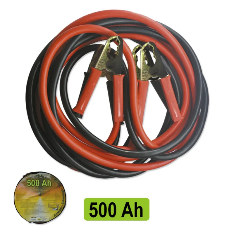 Cabos De Arranque JBM 50mm 3m Com Pin a De Lat o 500A