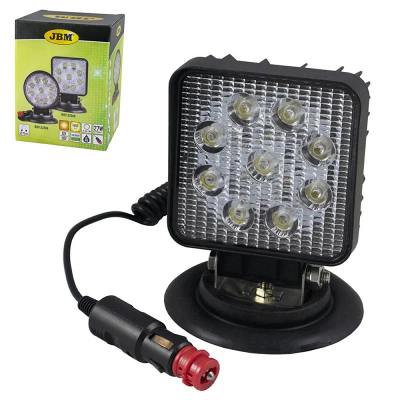 FAROL LED AUXILIAR QUADRADO JBM