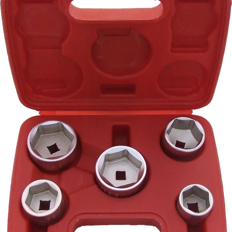 SET CHAVES DE PERFIL BAIXO PARA FILTRO 3/8 "5 PÇS TOOLHUB
