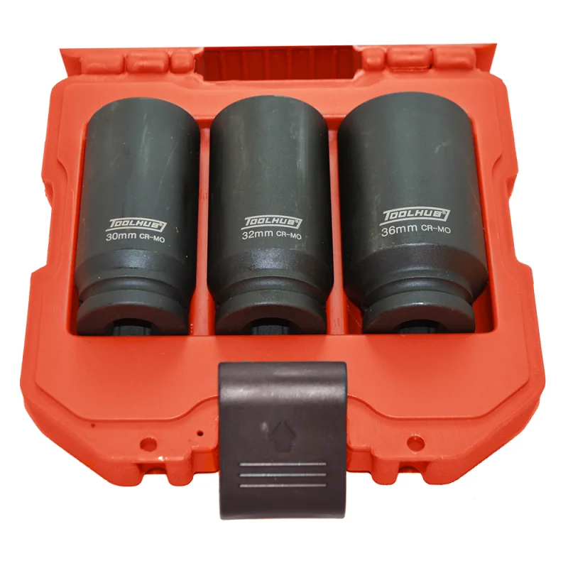 KIT DE CHAVES 1/2" DE 12 FACES PARA CUBOS DA RODA TOOLHUB