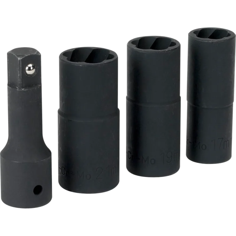 KIT DE CHAVES ESTRIADAS COM 6 FACES PARA RODAS TOOLHUB