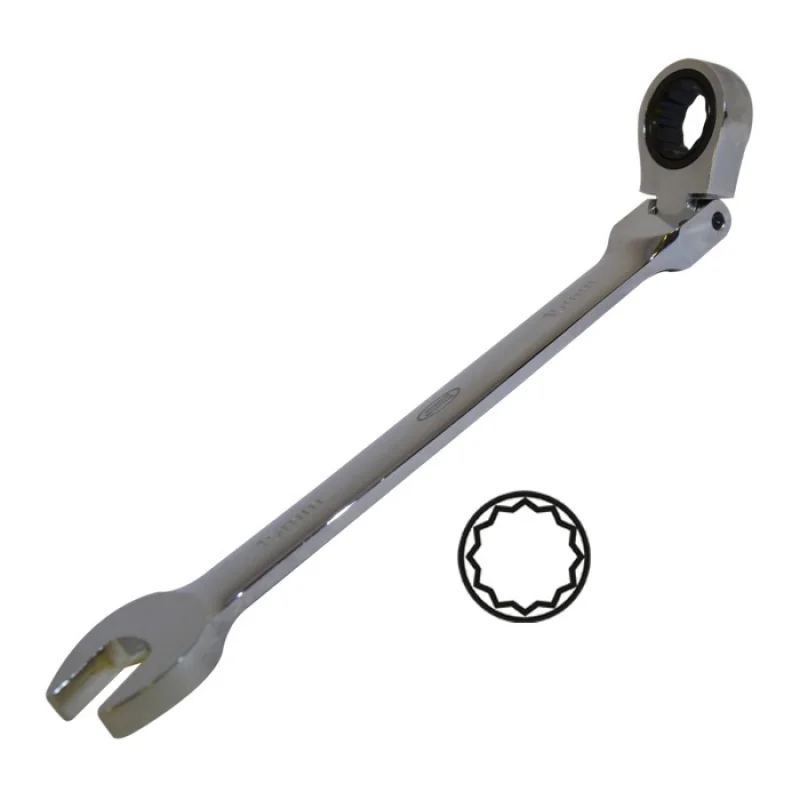 CHAVE ARTICULADA BOCA-LUNETA COM ROQUETE 19MM JBM