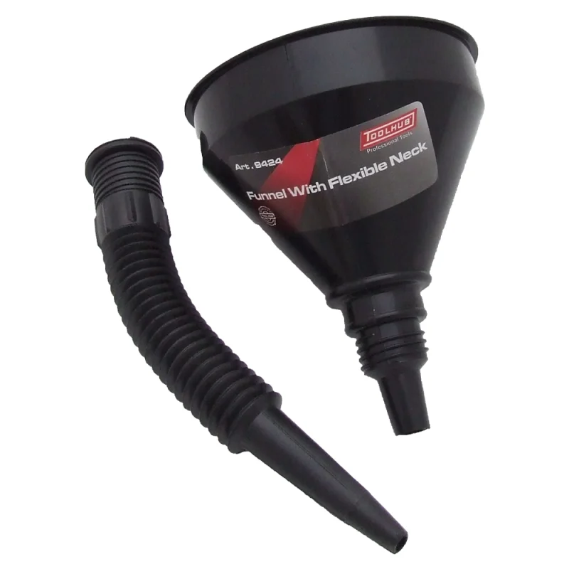 FUNIL DE PESCOÇO FLEXÍVEL COM FILTRO TOOLHUB