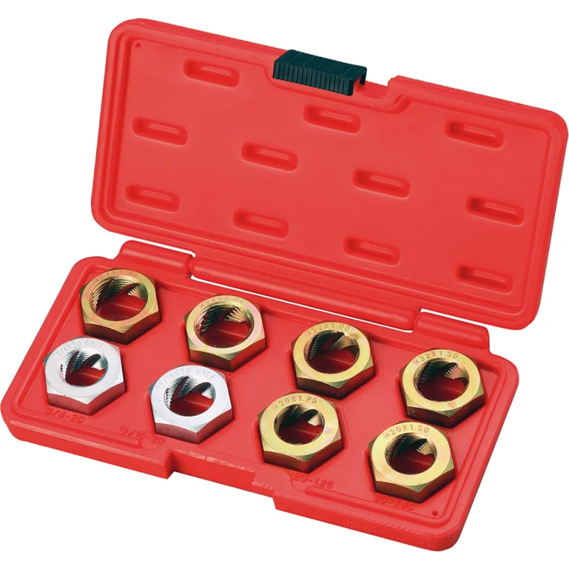REPARADOR DE ROSCAS DE EIXOS 8 PÇS TOOLHUB