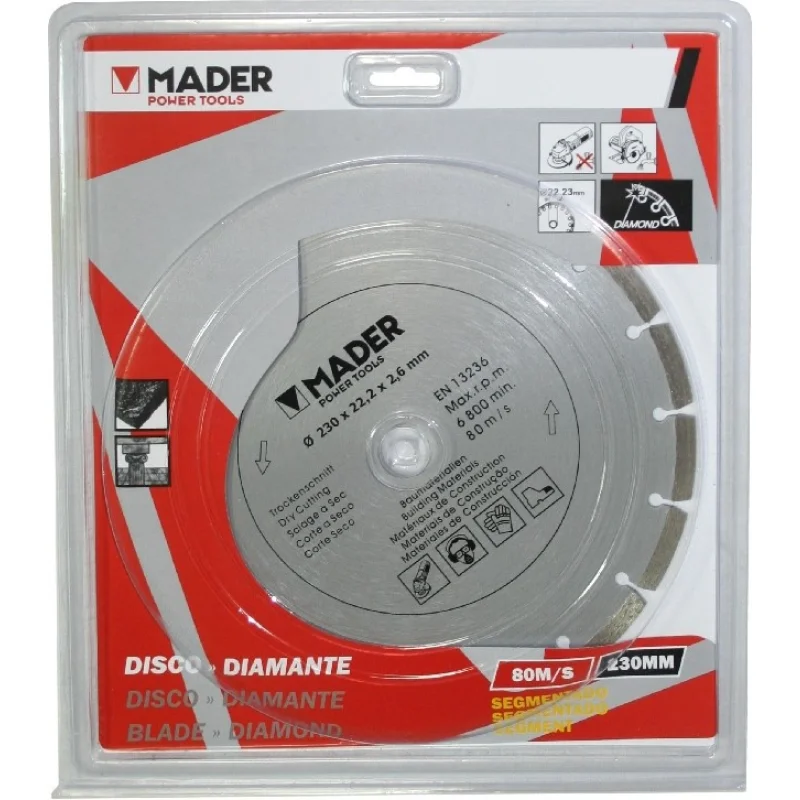 DISCO DIAMANTE 230MM MADER