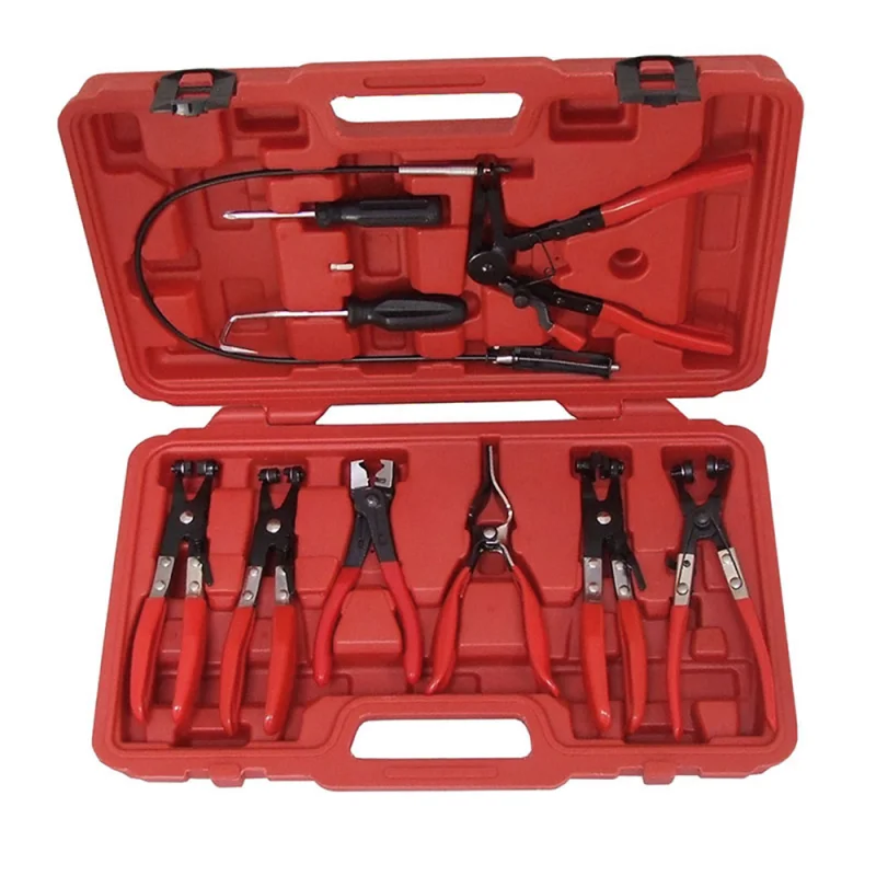 CONJUNTO DE ALICATES P/ ABRAÇADEIRAS 9 PÇS TOOLHUB