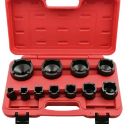 KIT CHAVES PARA PORCAS RANHURADAS 1/2 11 PEÇAS TOOLHUB