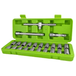 JOGO DE CHAVES PARA BUJÕES CÁRTER 23PCS JBM