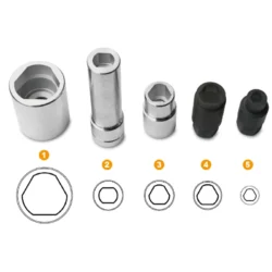CHAVES PARA BOMBA INJECTORA 5 PEÇAS TOOLHUB