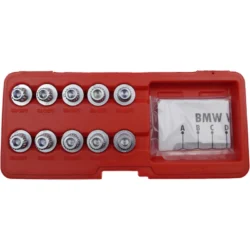 JOGO 10 CHAVES PARA PARAFUSOS ANTI ROUBO BMW TOOLHUB
