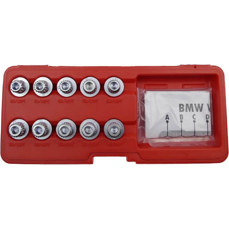 JOGO 10 CHAVES PARA PARAFUSOS ANTI ROUBO BMW TOOLHUB
