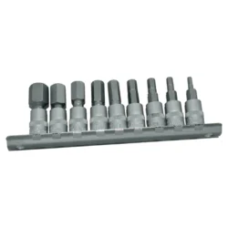 SET DE 9 PONTAS ALLEN 1/4” 3MM - 12MM TOOLHUB