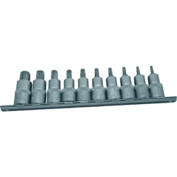SET PONTAS TORX 1/2” T20 T70 10 PÇS TOOLHUB