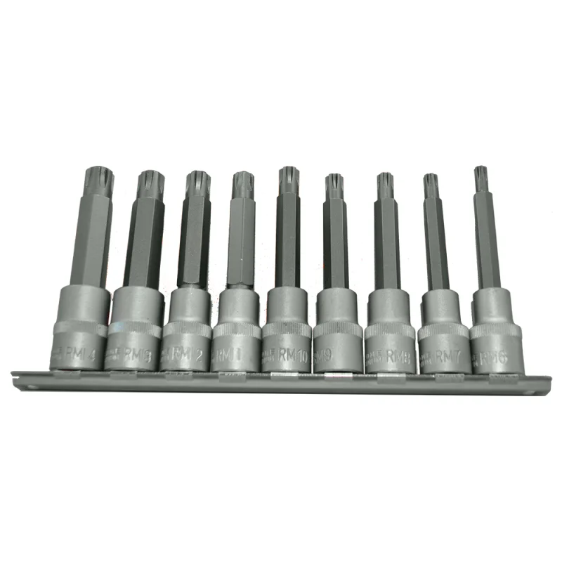 JOGO DE PONTAS RIBE 1/2”  9 PÇS M6 - M12 TOOLHUB