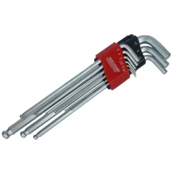 CHAVE DE ESFERA EXTRA-LONGO / MAGNÉTICA 9 PÇS TOOLHUB