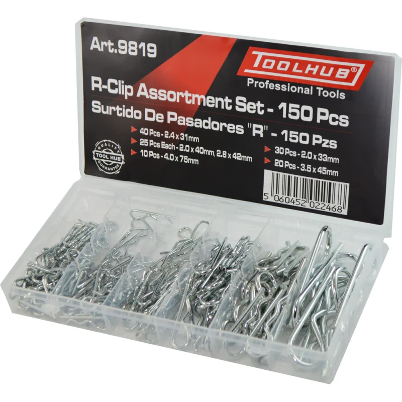 SORTIDO DE PASSADORES "R" 150 UNI TOOLHUB