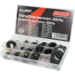 SORTIDO DE CIRCLIPS EXTERNOS 300 UNI TOOLHUB