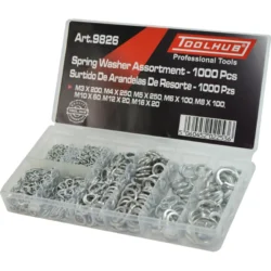 SORTIDO DE ANILHAS DE PRESSÃO 1000 PEÇAS TOOLHUB