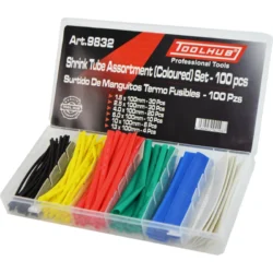 SORTIDO DE MANGAS TERMO-RETRÁCTIL 100 UNI TOOLHUB