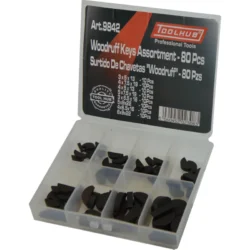 SORTIDO DE CHAVETAS “WOODRUFF” 80 UNI TOOLHUB