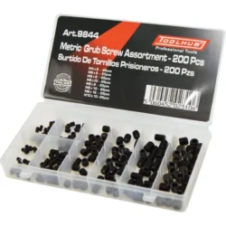 CONJUNTO DE PERNOS 200 PEÇAS TOOLHUB