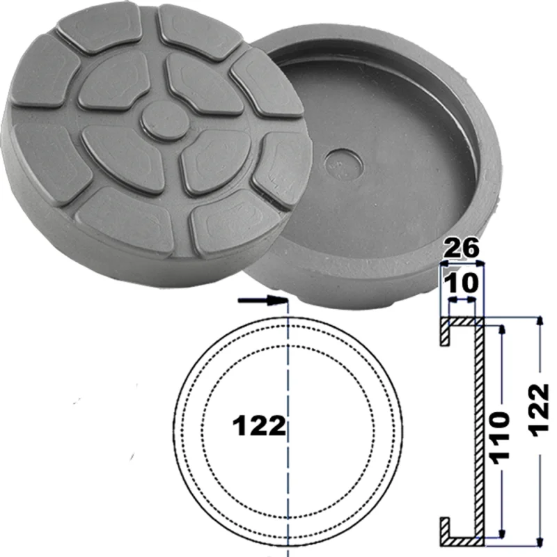 TACO BORRACHA P/ ELEVADOR RAVAGLIOLI WERTHER TOOLHUB