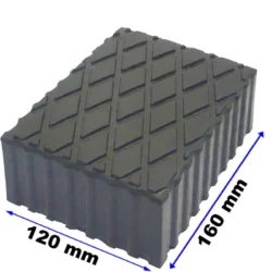 TACO BORRACHA P/ ELEVADOR DE TESOURA 120X160X120MM TOOLHUB