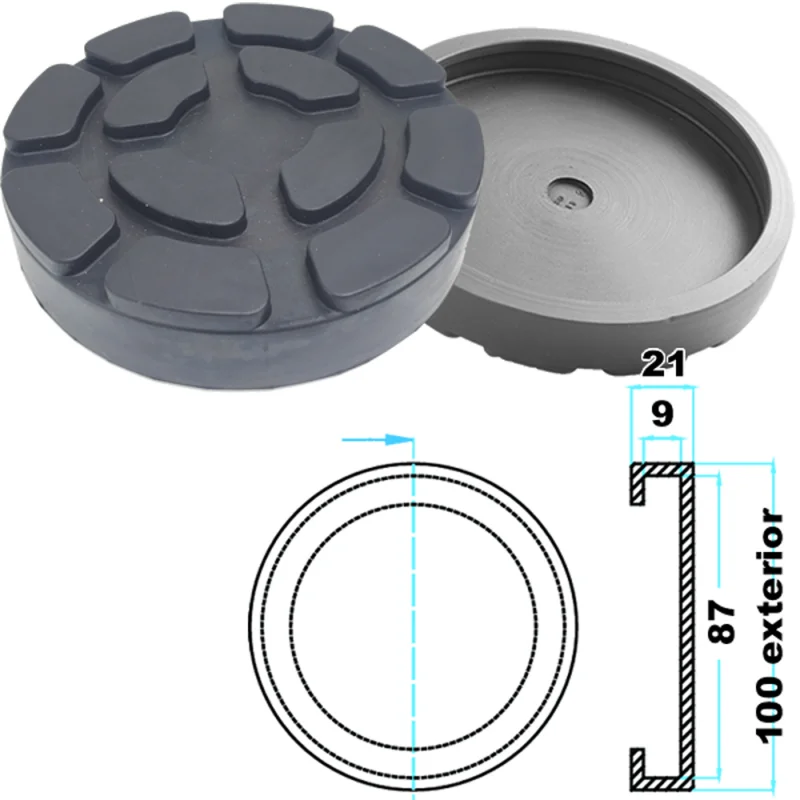 TACO BORRACHA P/ ELEVADOR RAVAGLIOLI SIRIO SPACE TOOLHUB