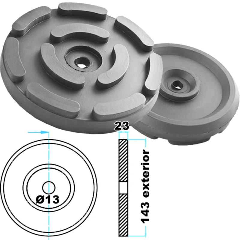 TACO BORRACHA PARA ELEVADOR OMCN ROGEN TOOLHUB