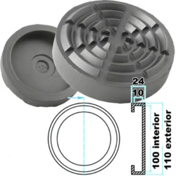 TACO BORRACHA PARA ELEVADOR KONI BRADBURY TOOLHUB